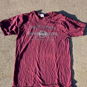 Harley-Davidson Men's Maroon T-Shirt